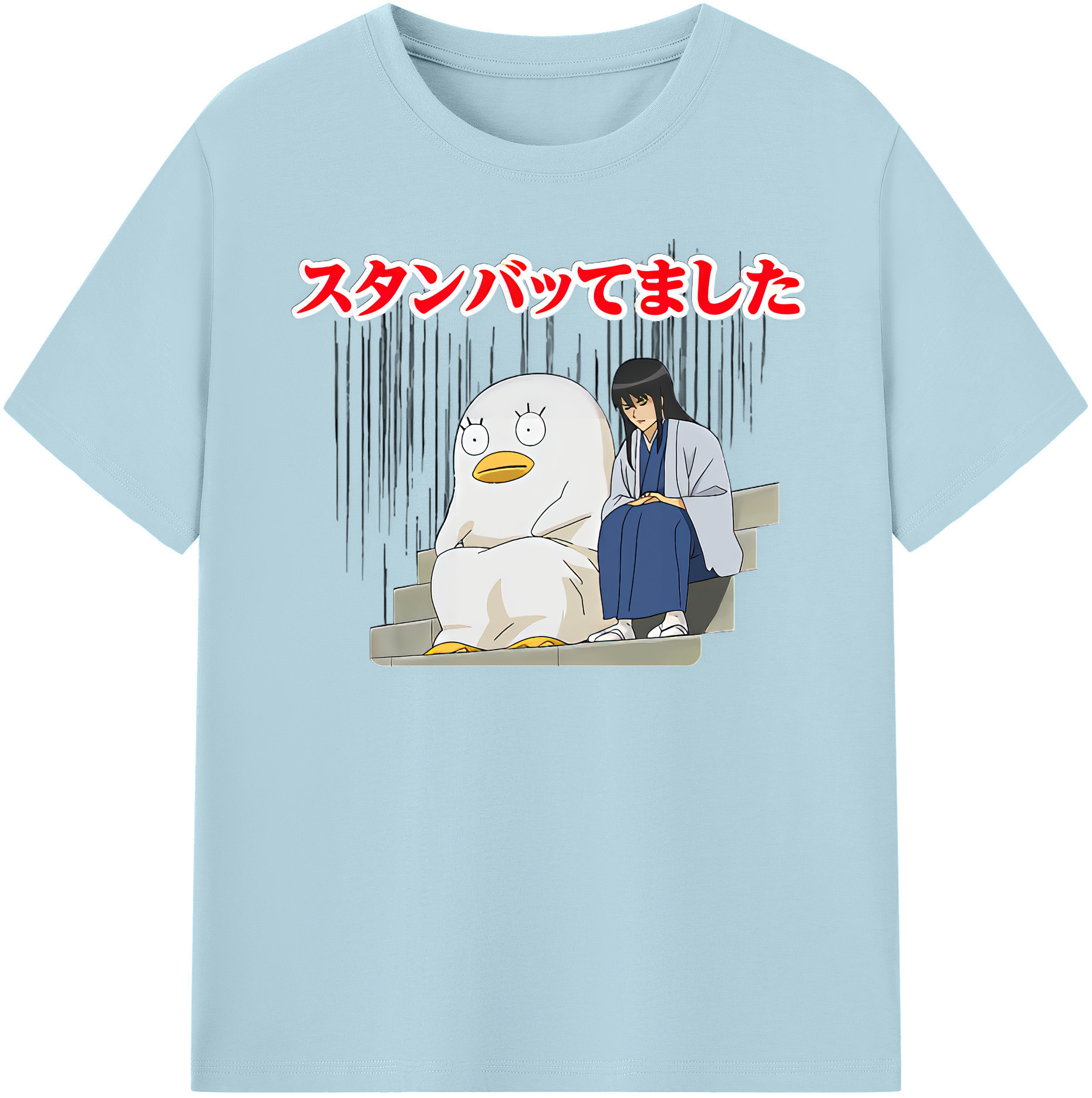 （画像用） ぎんたま 坂田銀時（さかたぎんとき） 神楽 志村新八（しむら しんぱち） GINTAMA Sakata Gintoki Kagura Shimura Shinpachi 綿100％半袖Tシャツ（フロントプリント）